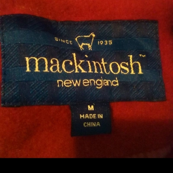 macintosh new England wool blend coatWomen's Red Pea Coat - Picture 3 of 7